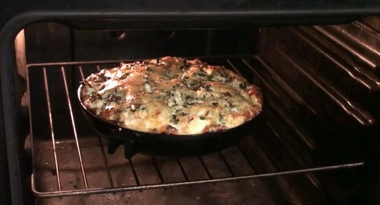 cauliflower with egg ready