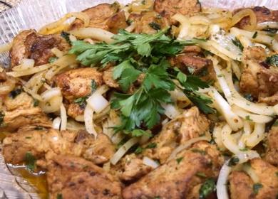 Real skewers in a pan - without pickling and coals 🥩