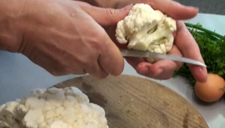 Prepare the ingredients for cooking.