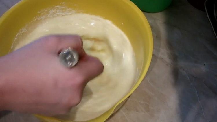 Cooking pancakes with chicken