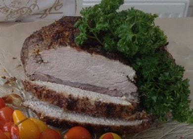 The recipe for a delicious, juicy boiled pork baked at home 🥩
