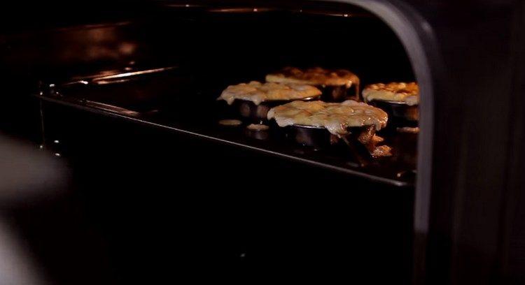 Bake julienne in the oven.