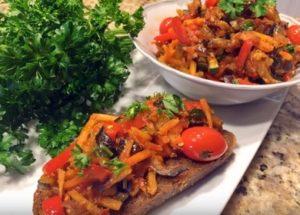 Delicious eggplant and zucchini caviar: a recipe with step by step photos.