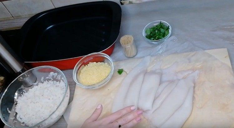 Grate cheese, grind greens.