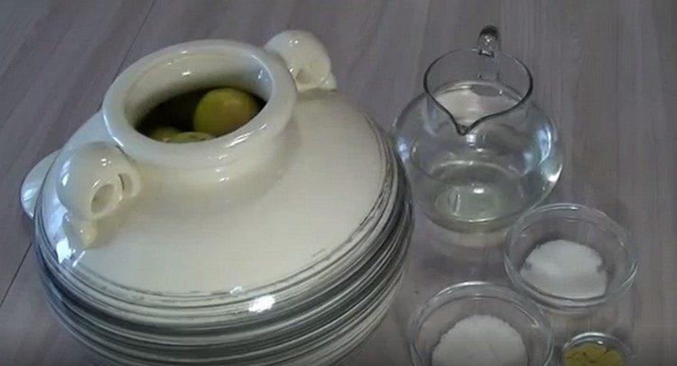 We will also need water.