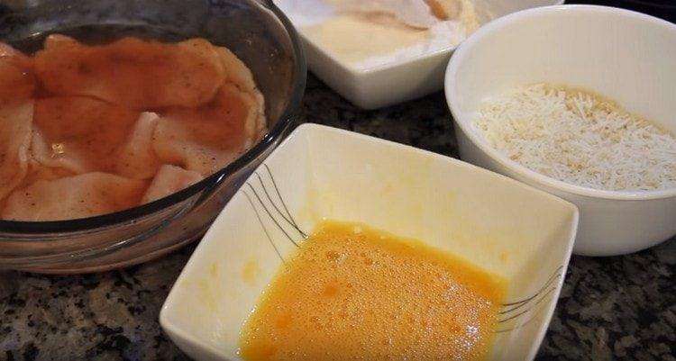 we also need a beaten egg.