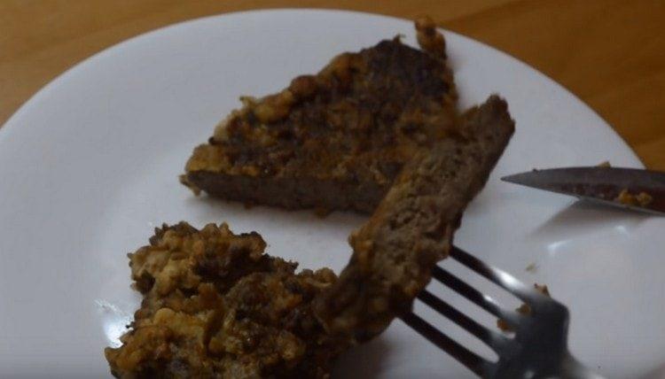 Such liver chops are tender and soft.