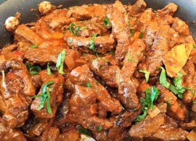 How to learn how to cook a delicious Stroganoff liver 🥩