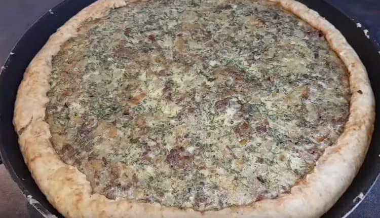 bake a pie from the liver in the oven.