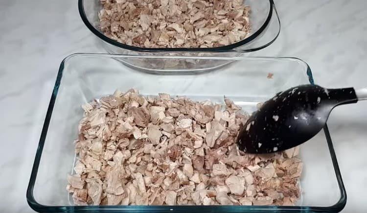 we distribute meat in forms.