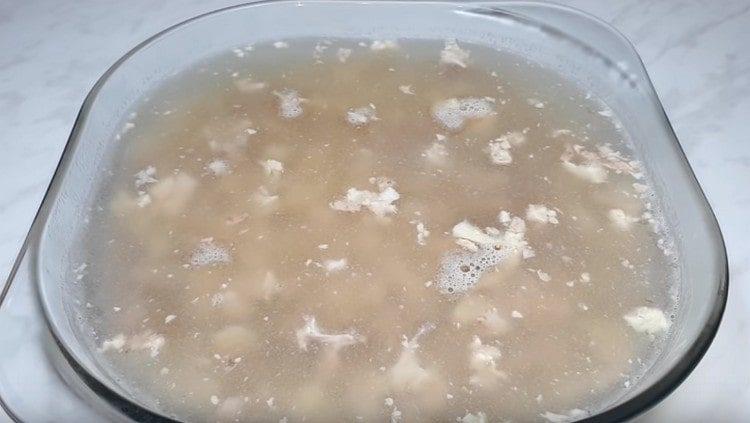 Put the jelly in the refrigerator.