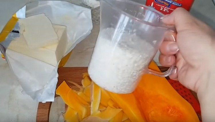 Rice must be thoroughly washed.