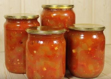 Tasty salad of zucchini and pepper for the winter 🥫