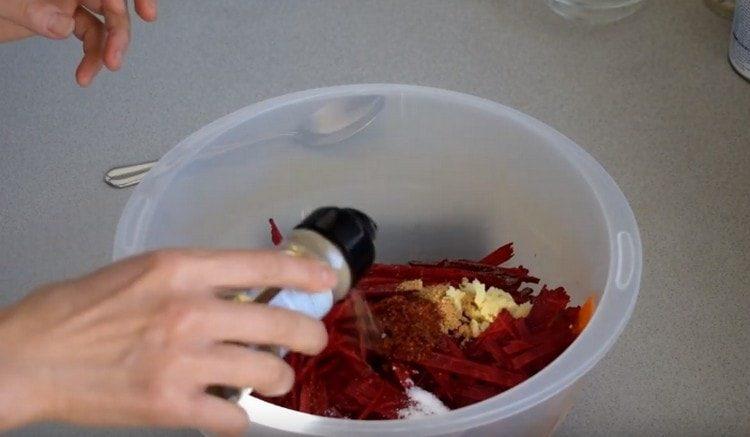 Add paprika to the dish.