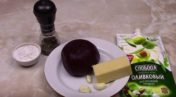 Beets need to be boiled and peeled.