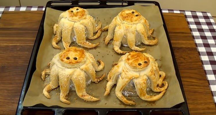 Let the finished products cool.