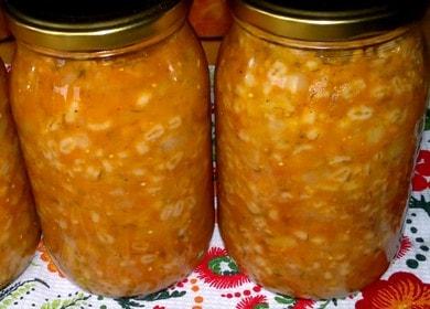 Tasty and hearty salad with barley for the winter 🥫
