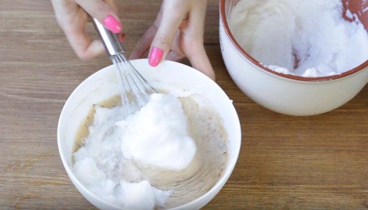 We put protein foam in batter.