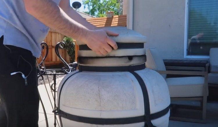 let the tandoor warm up well.