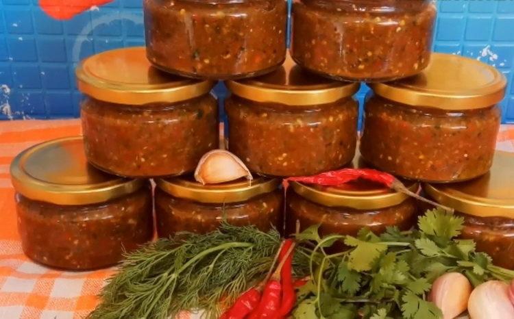 Real Abkhaz classic adjika