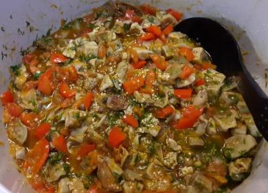 A quick recipe for delicious eggplant - like mushrooms to taste