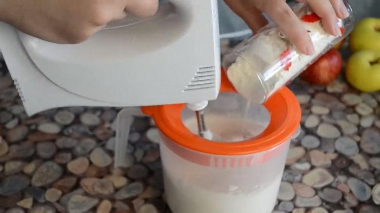 Sift flour for cooking