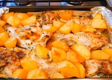 Oven baked rabbit with potatoes 🐇
