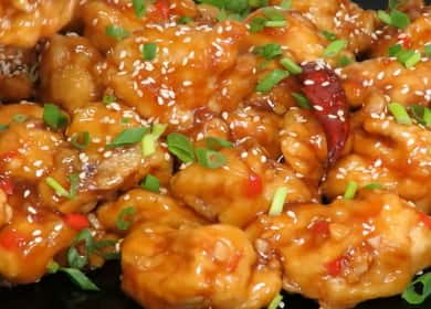 Delicious and fragrant chicken in orange sauce 🥘