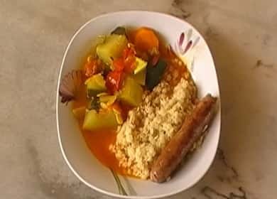 A delicious dish of squash, zucchini, onions and carrots 🍲