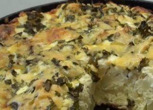 Cauliflower with egg step by step recipe with photo