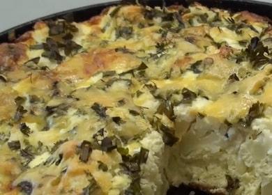 Tasty cauliflower with egg - bake in the oven 🥦