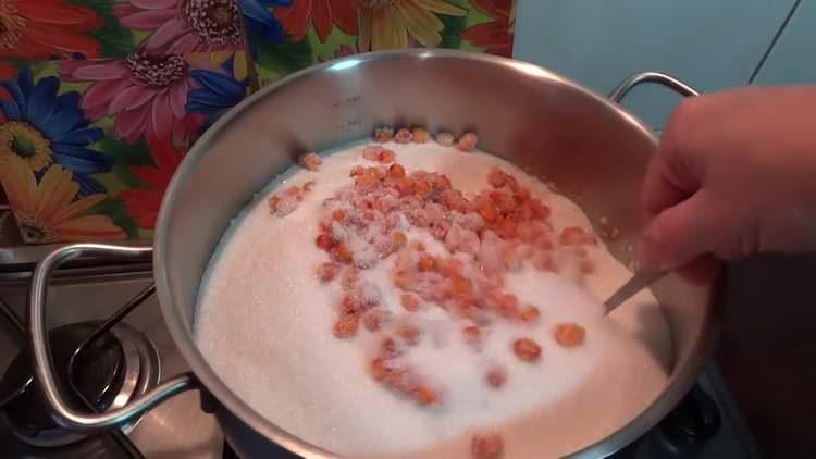 we fill sea buckthorn with sugar