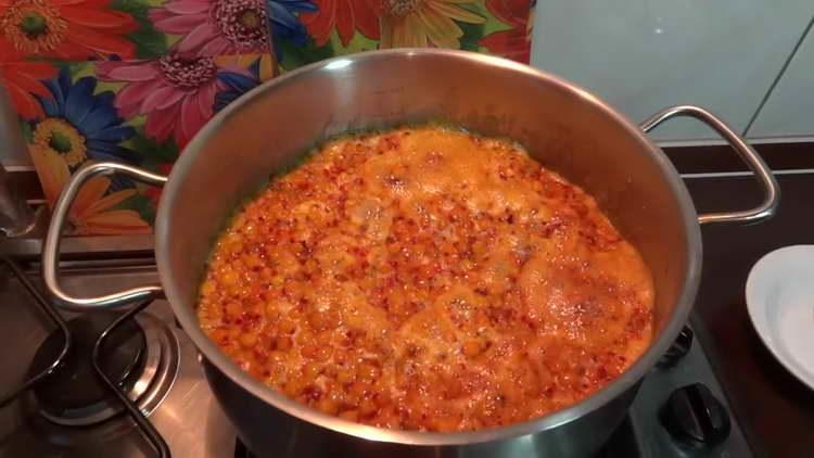 put the pan on the fire