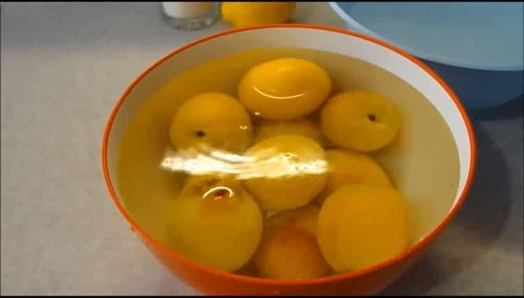 Prepare the ingredients for cooking.