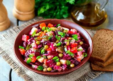 The classic recipe for vinaigrette with peas 🥣