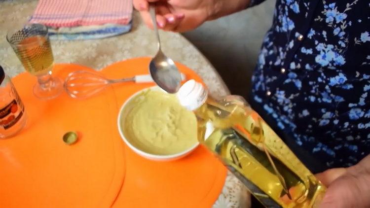 Add the butter to make the sauce