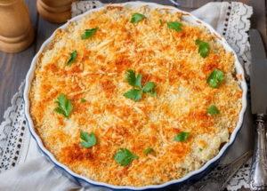 Cauliflower gratin step by step recipe with photo