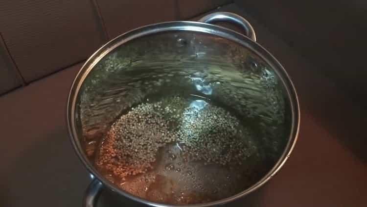 Prepare the ingredients for cooking.