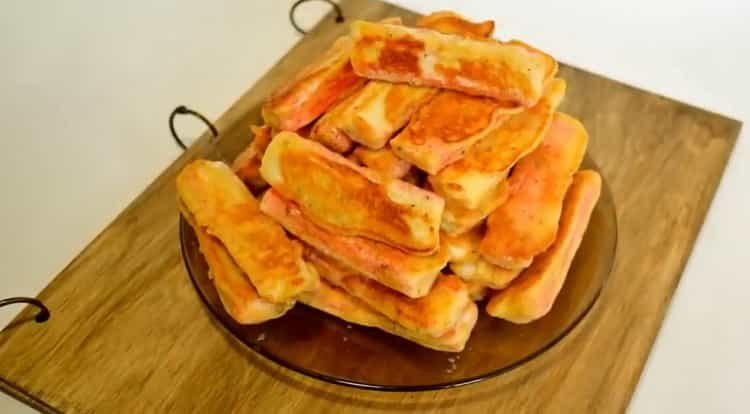 fried crab sticks ready