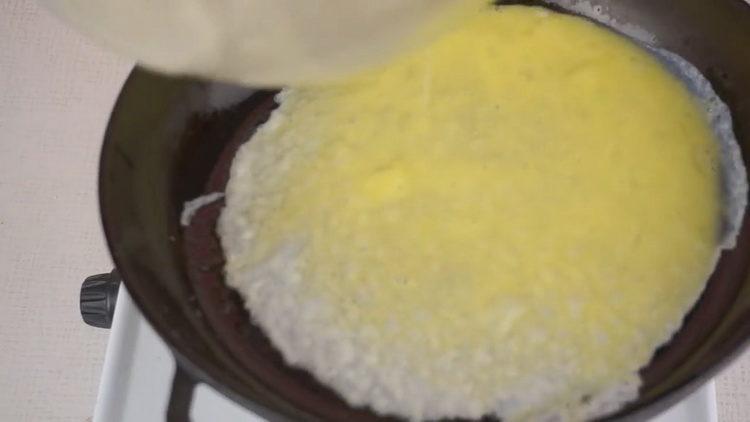 Prepare the ingredients for cooking.