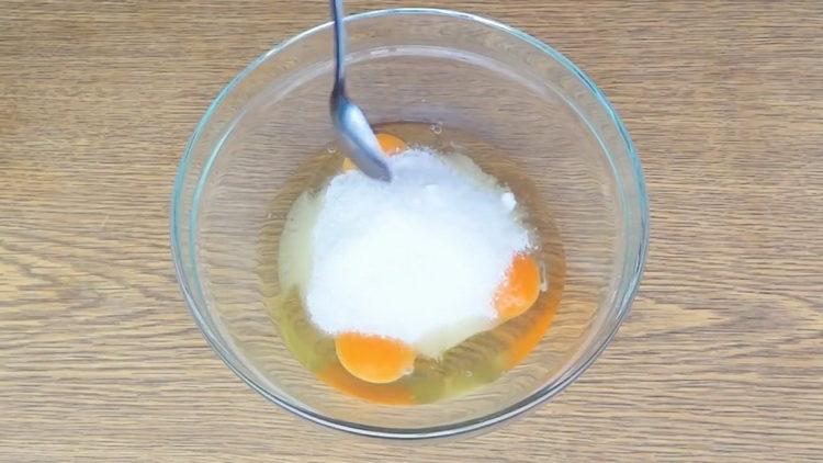 Beat apples to make a pie