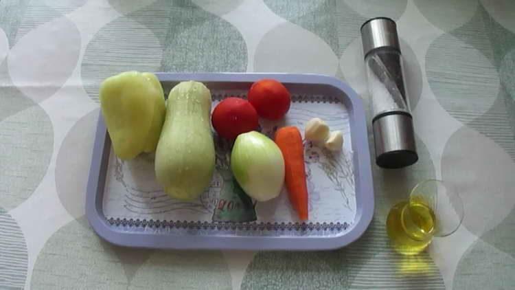 wash and clean vegetables