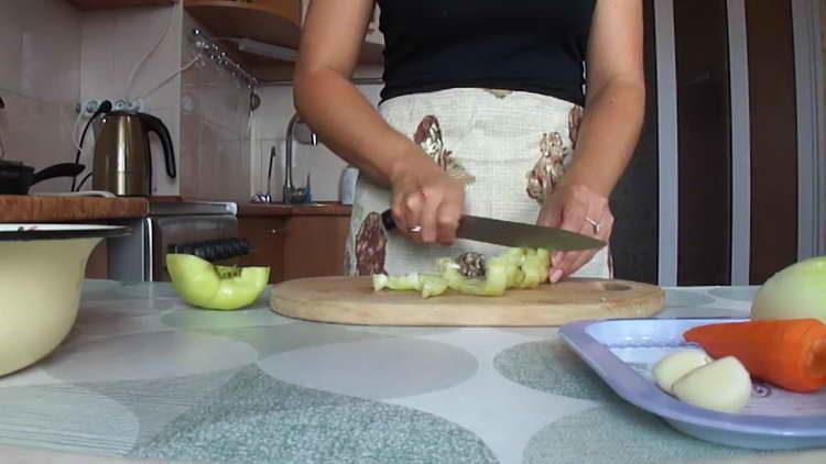 pepper sliced ​​mode