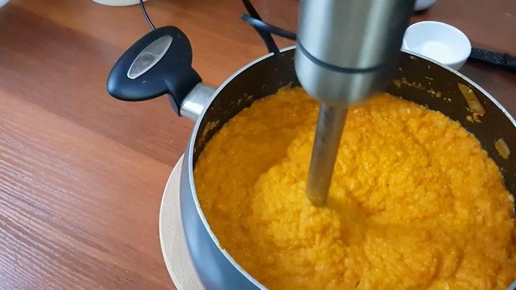 Prepare the ingredients for cooking.