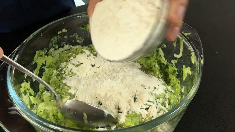 Sift flour for cooking