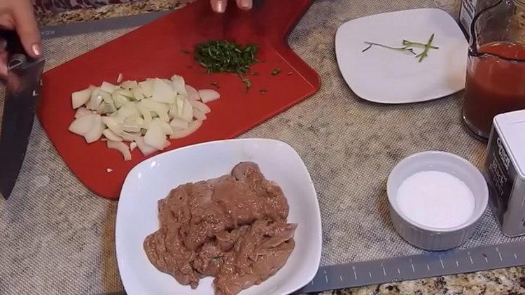 For cooking, cut greens