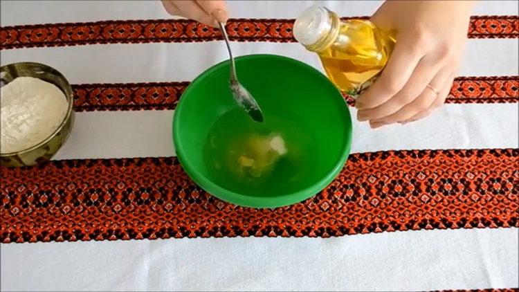 Prepare the ingredients for cooking.