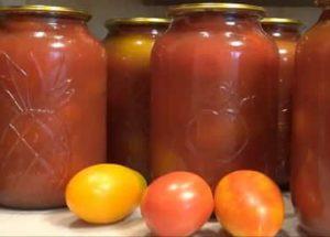 tomatoes for the winter without vinegar