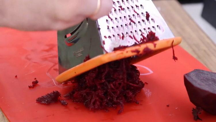 Prepare the ingredients for cooking.