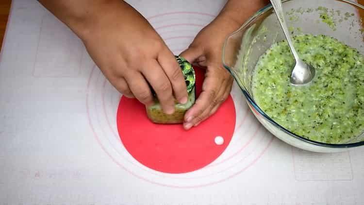 Put the ingredients in a jar for cooking